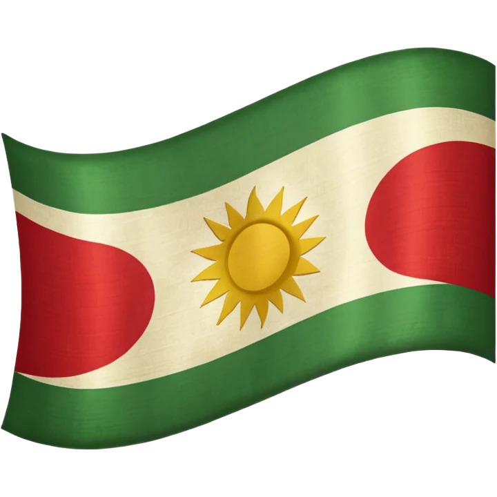 Kürdistan bayrağı emoji