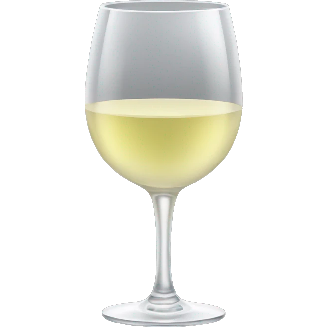 white wine glasses emoji