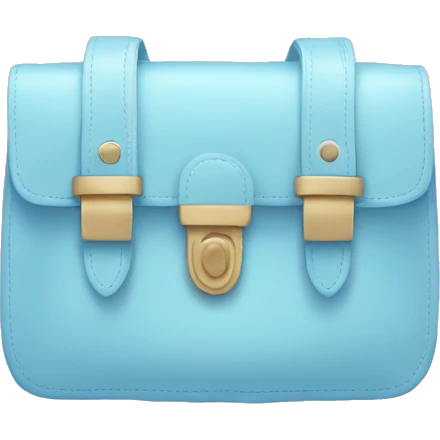 pastel blue bag emoji