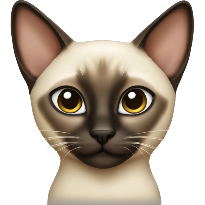 Siamese cat emoji