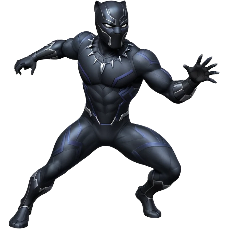 Create Black Panther is a Marvel pose emoji