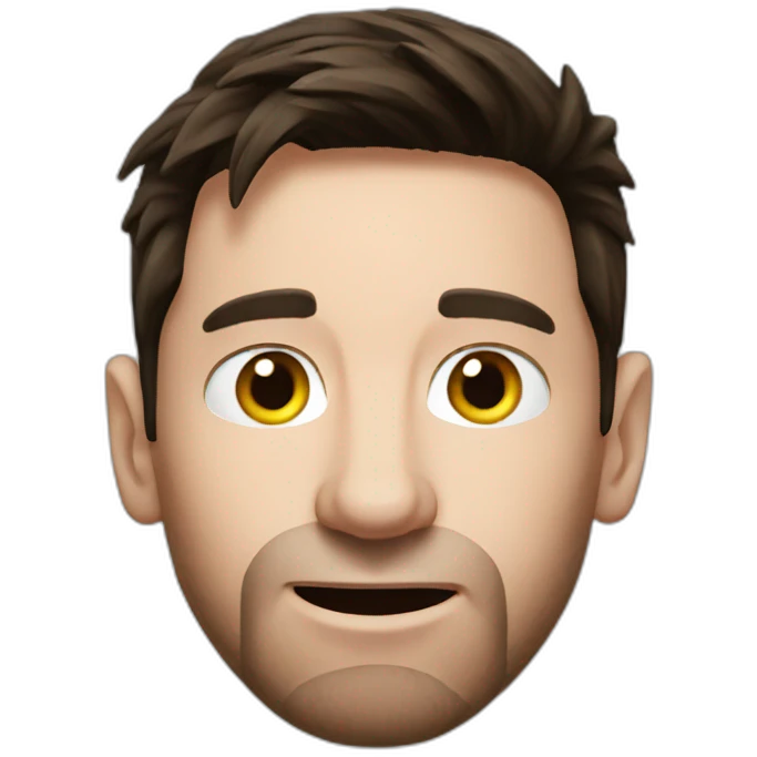 messi face emoji