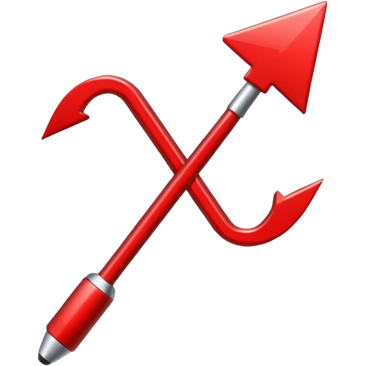 Una flecha roja  de verificación que se mueva emoji