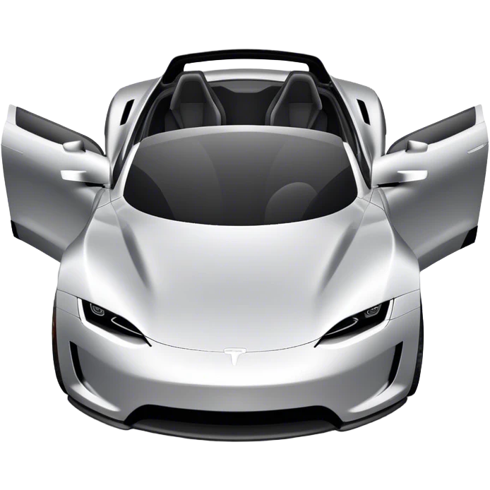 Tesla Roadster - Tesla (Model Year: 2020) (Iconic colour: Silver) emoji