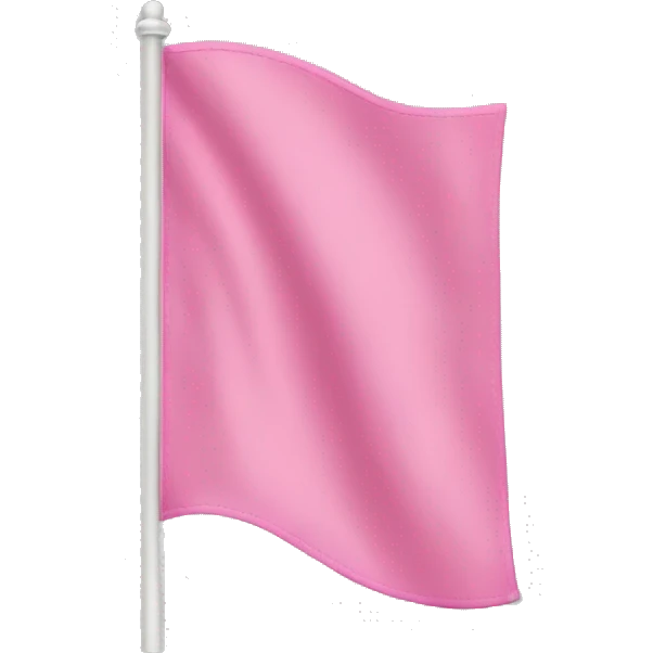 Pink flag emoji