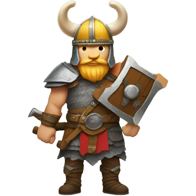 Viking with puzzle piece emoji
