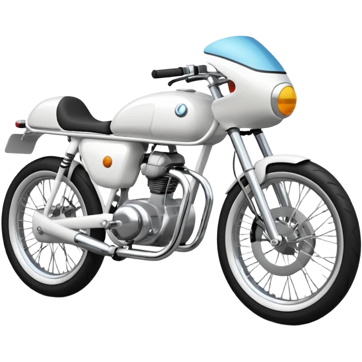 White naked bike emoji