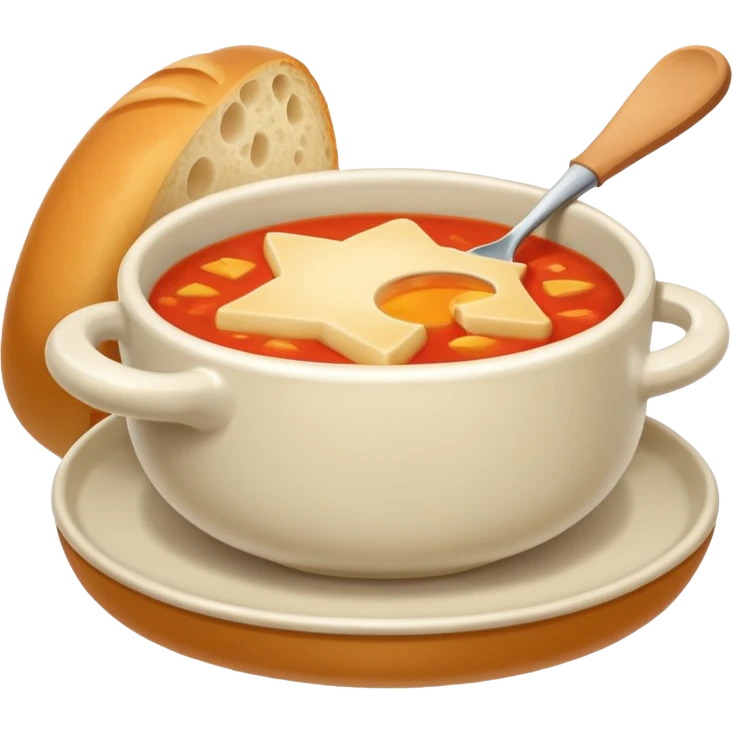 Hazme un pan de sopa emoji