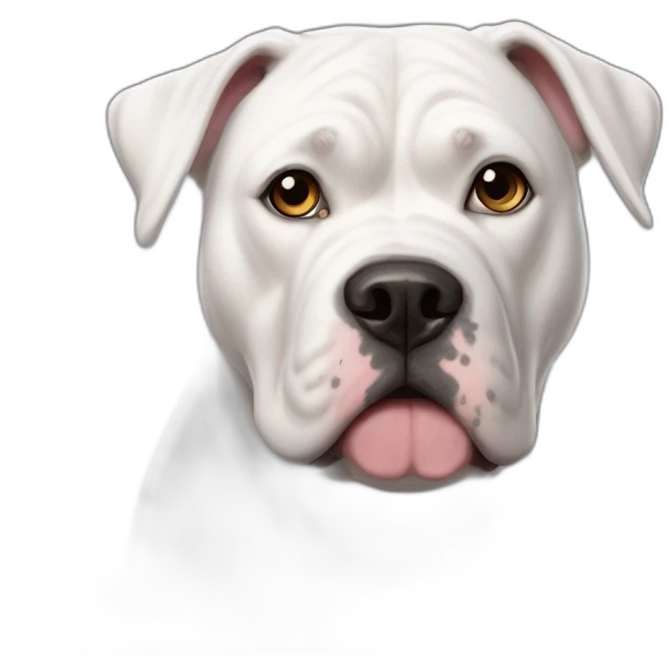 White American Bulldog named Chance who starred in Disney Homeward Bound: The Incredible Journey emoji