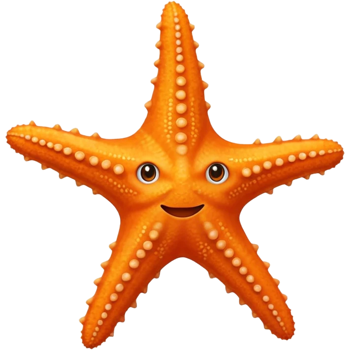 starfish with no face emoji