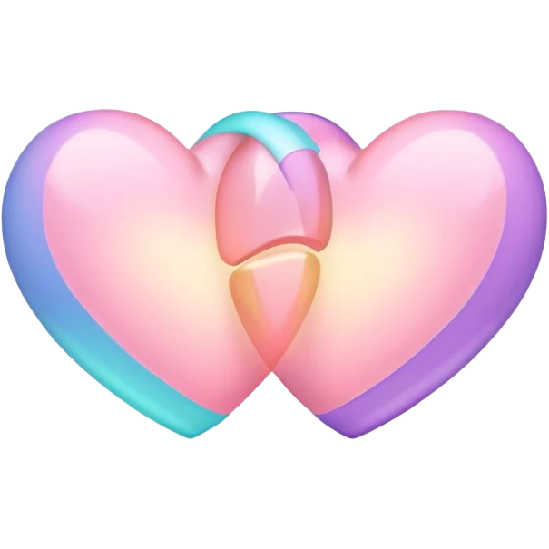 Two-hearts-coloured-light-pastel-shade emoji
