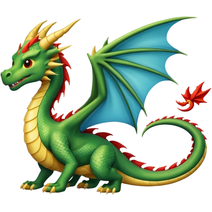 Fourth wing morningstar dragon  emoji