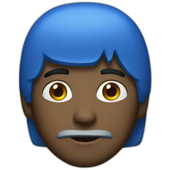 Bob blue  emoji