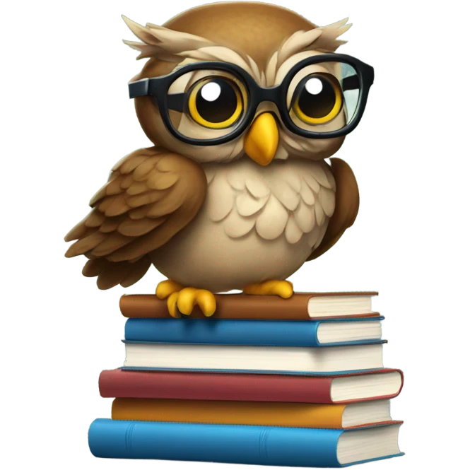 Teacher owl emoji