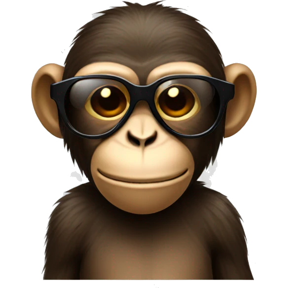 monkey with sunglasses emoji