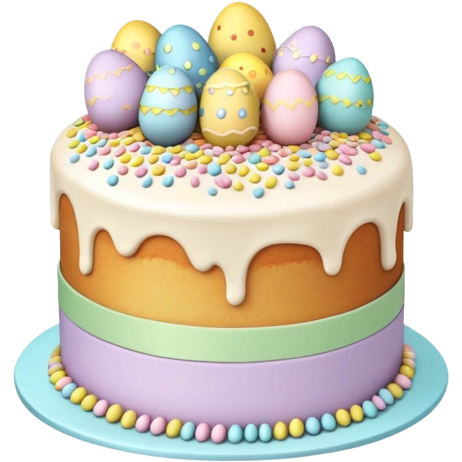 Easter cake emoji