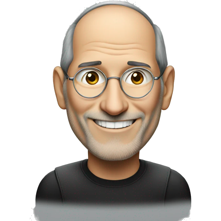  Steve jobs smiling emoji