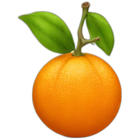 Orange emoji