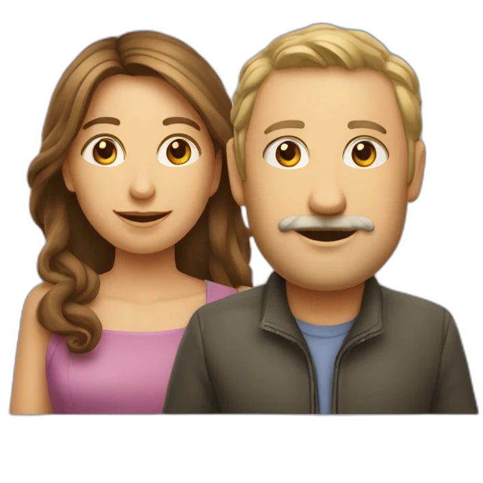 Deux mains côtes à côtes avec seulement le pouce, l’index et le majeur de levés emoji