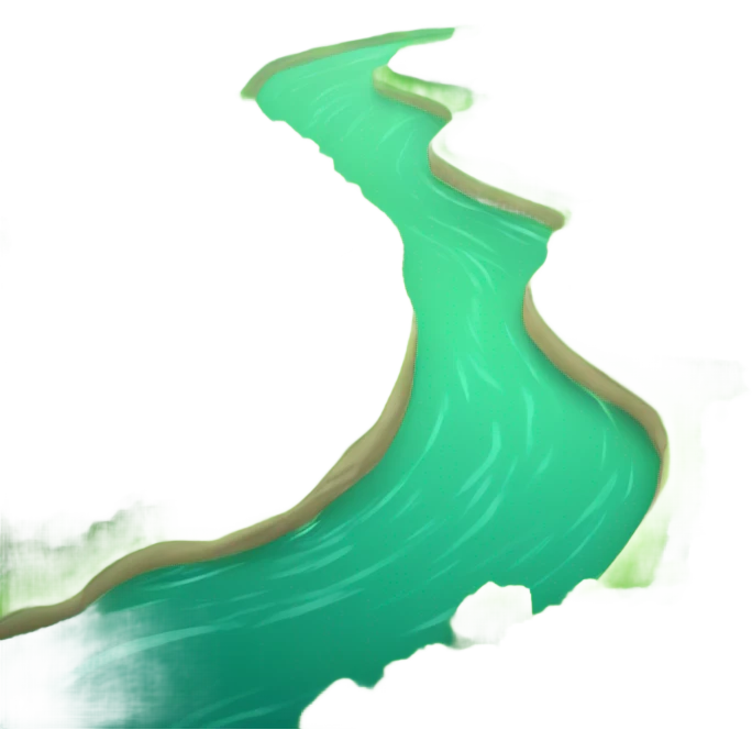 River in woods emoji