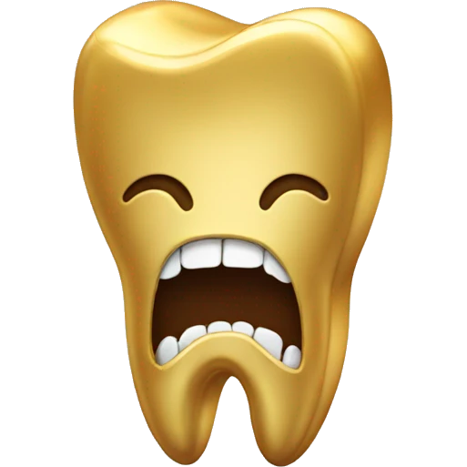 Gold tooth emoji