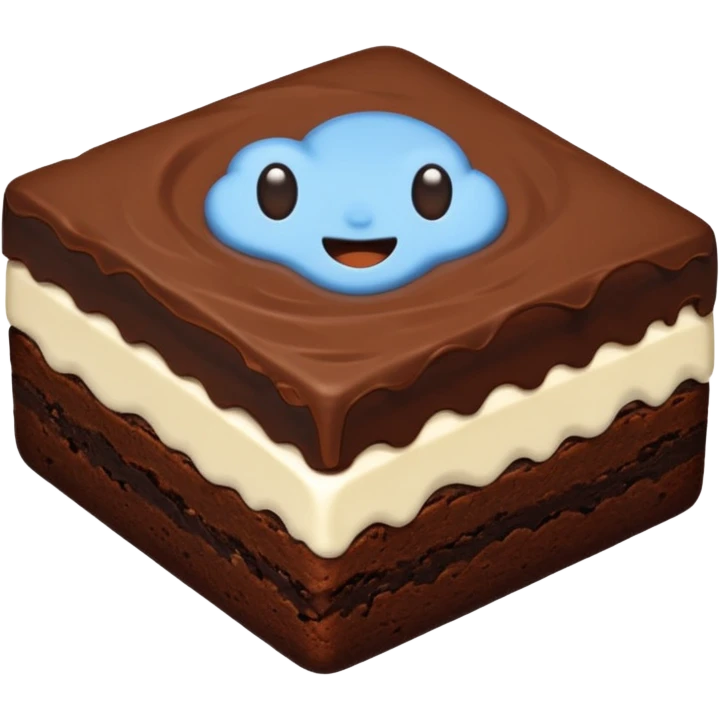 brownie emoji