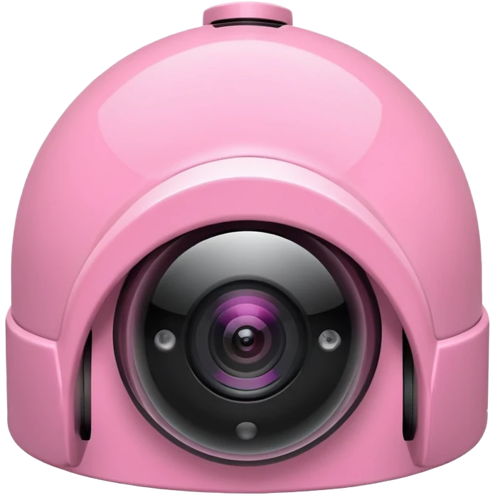 Security Camera pink  emoji