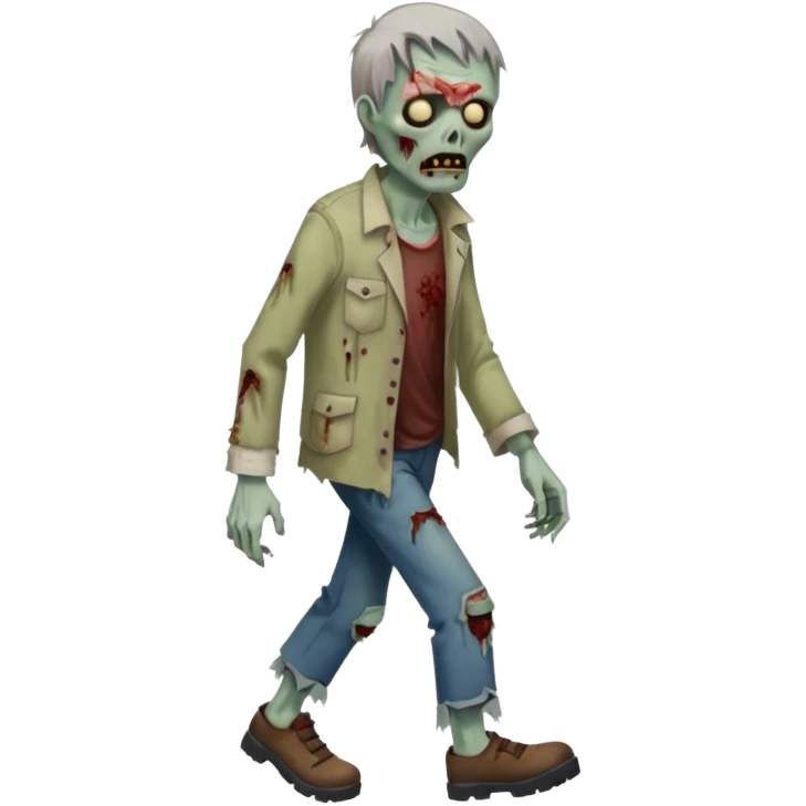 A zombie emoji