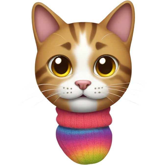 Cat with leg warmers emoji