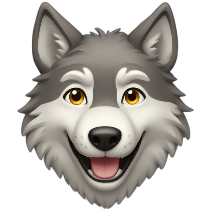 smiling wolf emoji
