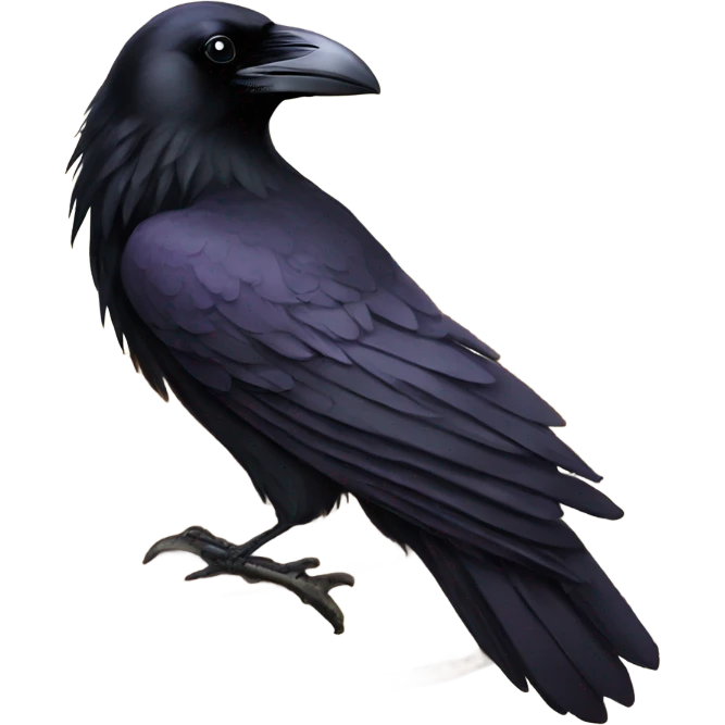 Raven on a book  emoji