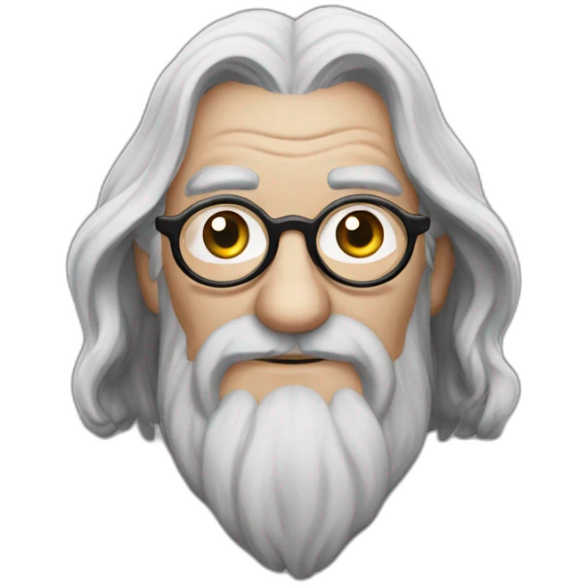 Gandalf with glasses emoji