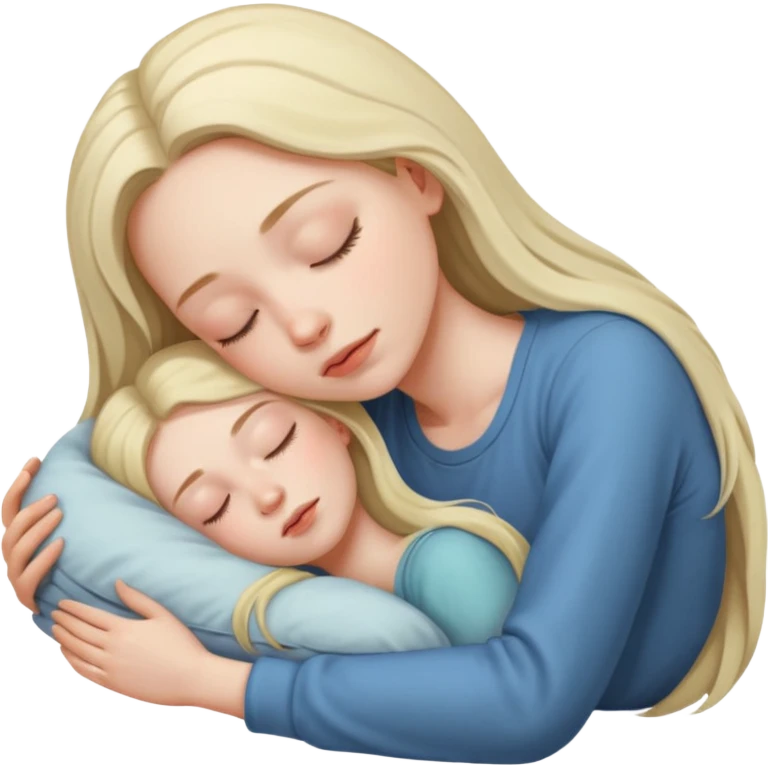 A girl sleeping emoji