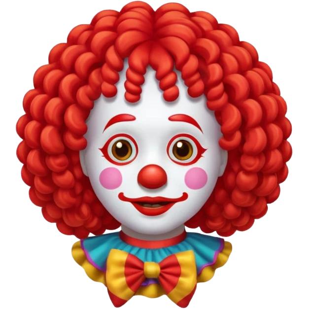 clown wig emoji