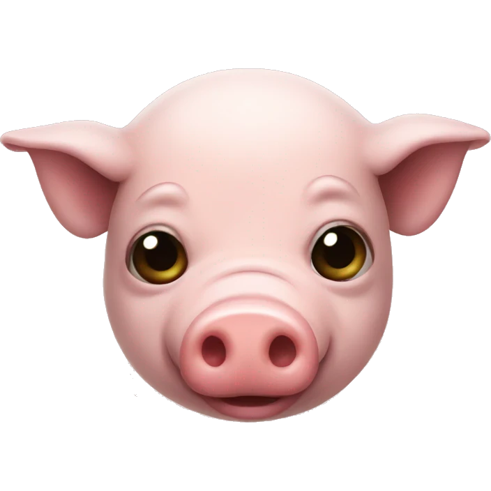 Sick pig emoji