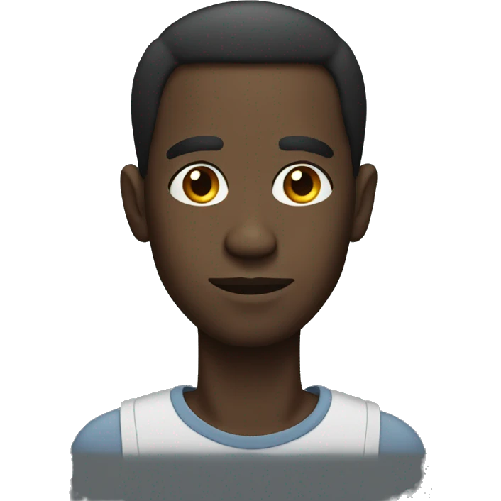 Black guy giving the side eye emoji