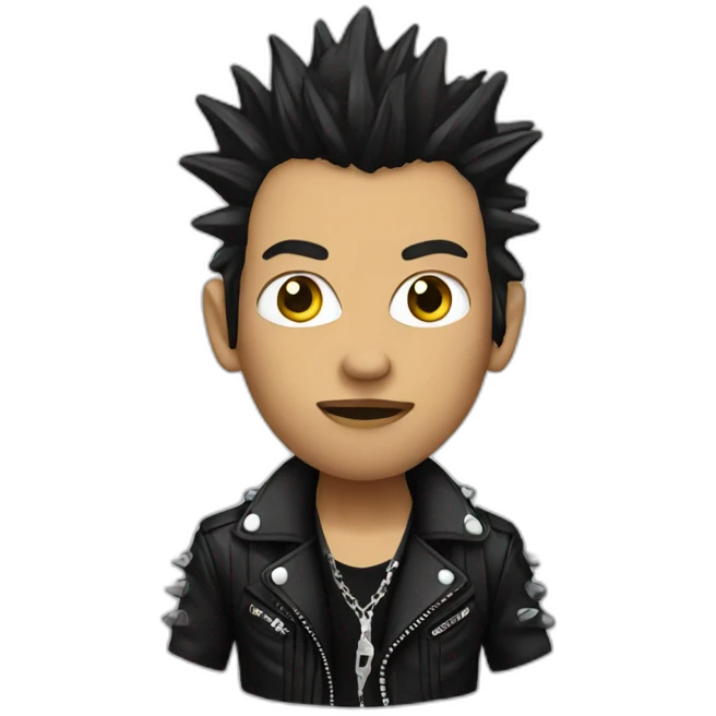 punk rocker emoji