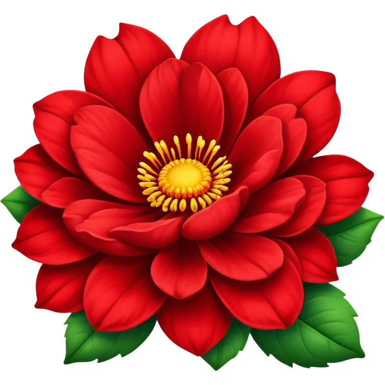 Red flower emoji