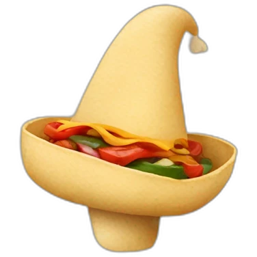 upright fajita emoji