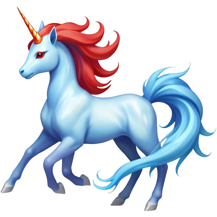Rapidash-Suicune-hybrid emoji