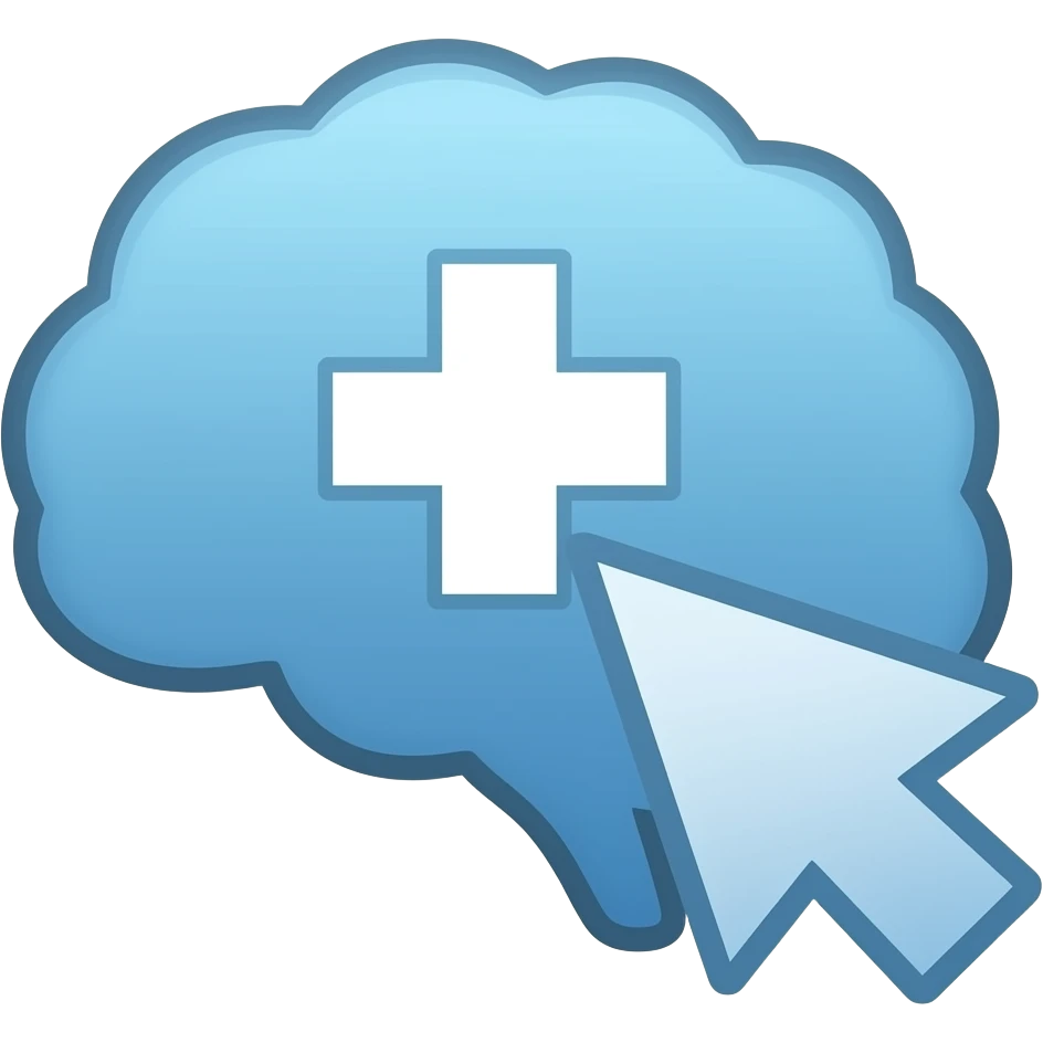 generate icon for AI Health Consultation History emoji