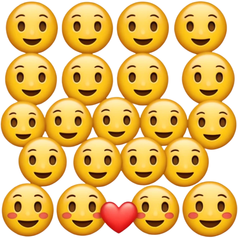 Сливочное сердце emoji
