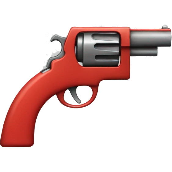 Red gun  emoji