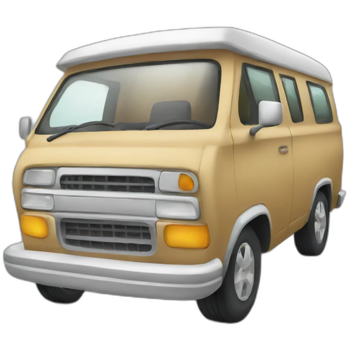 Sleeping in a van emoji