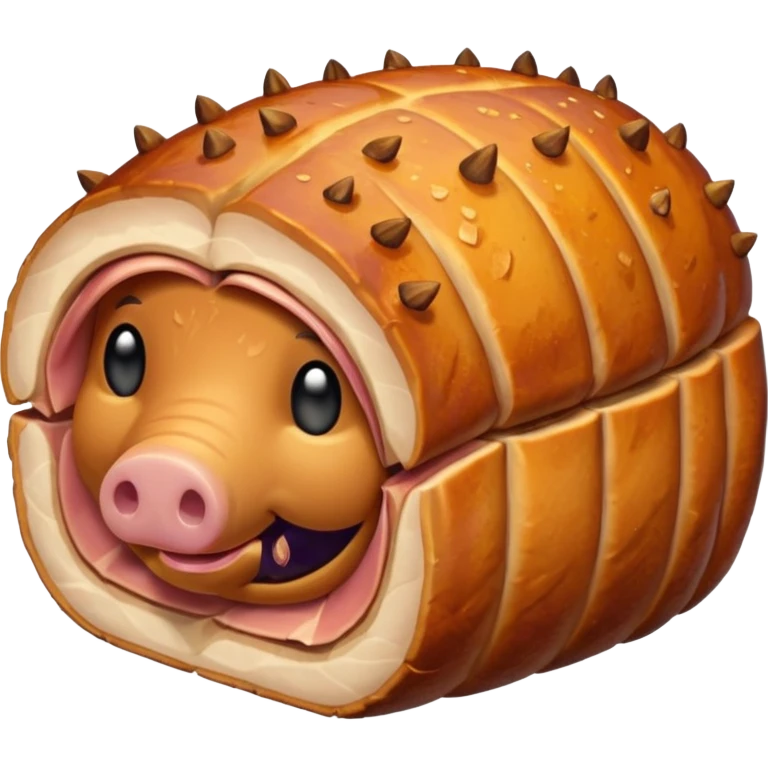 a roasted joint of pork emoji emoji