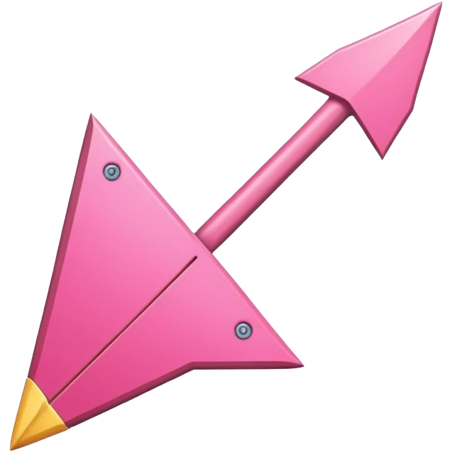 pink arrow emoji