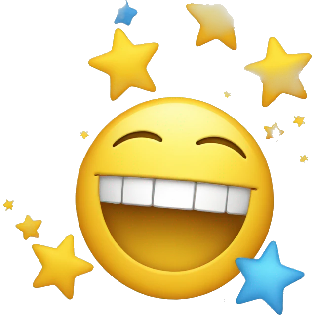 Smile eith stars emoji