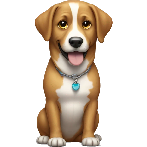 Dog with scales emoji
