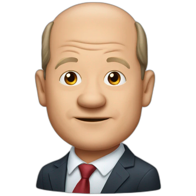 Chancelor Olaf Scholz emoji