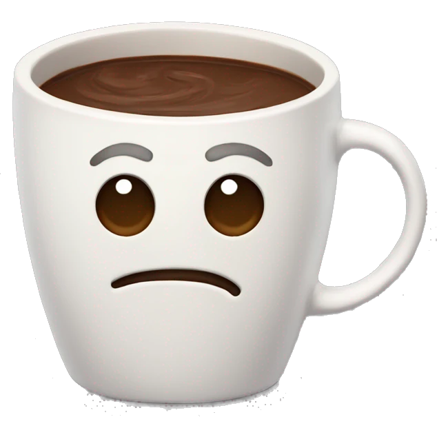 Una taza de chocolate caliente  emoji